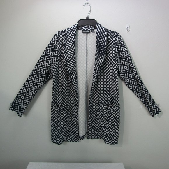 Nina Leonard Sweaters - 💖Nina Leonard Women's cardigan Navy & white Lg